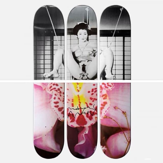 のインスタグラム：「The Skateroom × Nobuyoshi Araki #TheSkateroom #NobuyoshiAraki」
