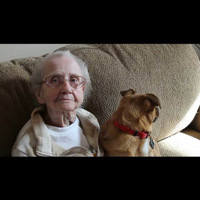 Grandma Bettyのインスタグラム：「😊 @harley_dog33」