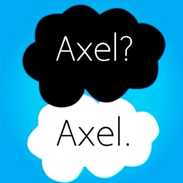 ケイトリン・オズモンドのインスタグラム：「Axel? Axel.」