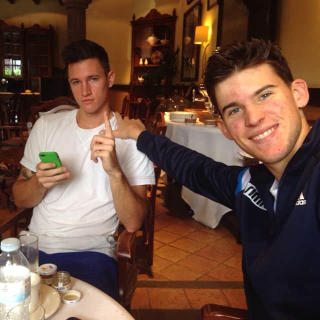 ドミニク・ティエムさんのインスタグラム写真 - (ドミニク・ティエムInstagram)「#klassiker #foto #teneriffa #2014 #vorbereitung @dennisnovi @ricobellotti」12月11日 22時13分 - domithiem