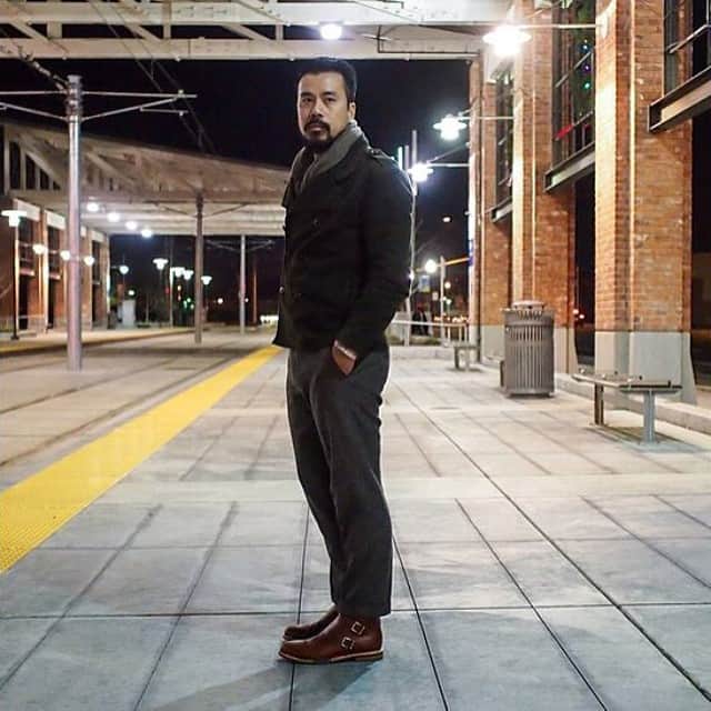 スボのインスタグラム：「Menswear blogger @cityofgentlemen looks beyond cool in our Kristofer boot. #blogger #style #streetstyle #boots」