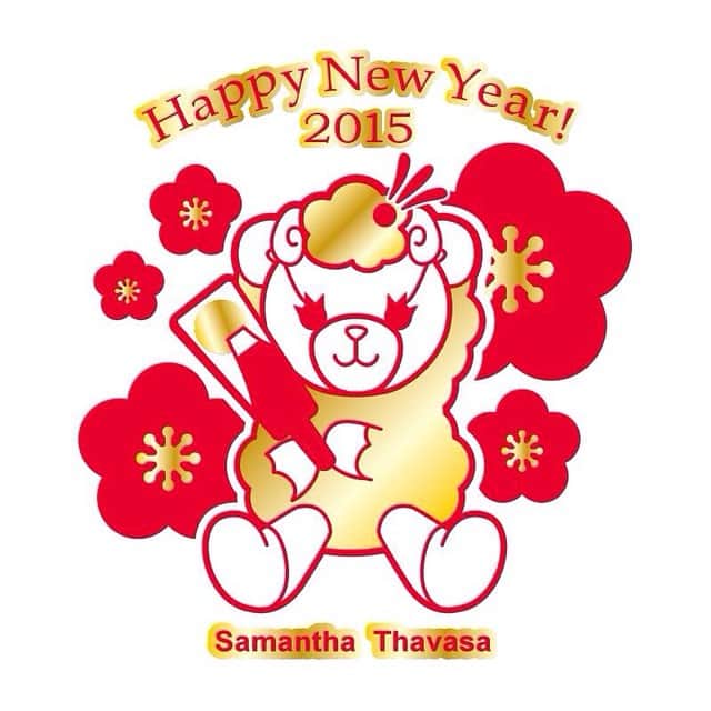 サマンサタバサさんのインスタグラム写真 - (サマンサタバサInstagram)「Happy New Year!! #明けましておめでとうございます #SamanthaThavasa #未年 #アイミーベア #サマンサタバサ」1月1日 1時29分 - samantha.thavasa.info