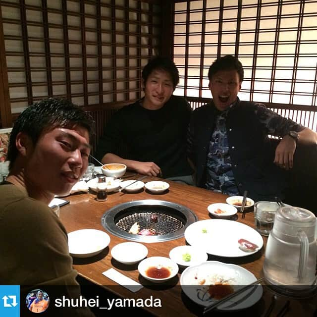 和泉竜司さんのインスタグラム写真 - (和泉竜司Instagram)「#Repost @shuhei_yamada with @repostapp. ・・・ 高校選抜会  #銀座#トラジ#焼肉#高校選抜#和泉竜司#積田景介#サッカー上手い人ら#高すぎやろ#明日からお茶ずけ」1月8日 20時31分 - izuryu1106