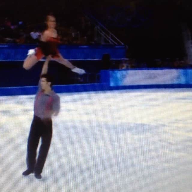 ペイジ・ローレンスのインスタグラム：「One year ago today I was in Sochi competing in the Short Program. One of the best memories of my life!! 💙💙💙」