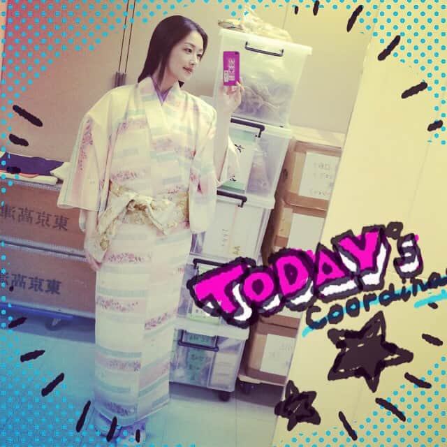 笛木優子のインスタグラム：「今日のコーデ（笑）  NHK木曜時代劇 かぶき者 慶次  ４／９ 20時スタート  よろしくお願いします😊💖」