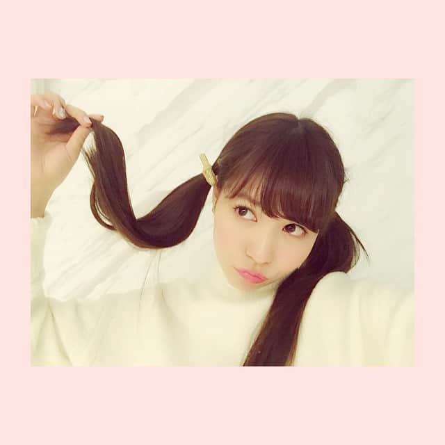 河西智美さんのインスタグラム写真 - (河西智美Instagram)「#ツインテールの日💜」2月2日 23時04分 - chiyu3u