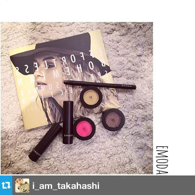 EMODA COSMETICSさんのインスタグラム写真 - (EMODA COSMETICSInstagram)「thanks♡ #Repost @i_am_takahashi  #emoda #emodacosme #cosme #cosmetics #2015 #spring #collection #makeup #make #effortless #bohemian @emoda_official」2月4日 11時59分 - emoda_cosmetics