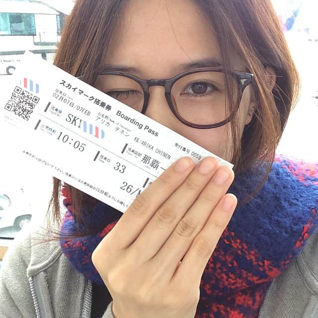 知念ありかのインスタグラム：「Go to short trip.」
