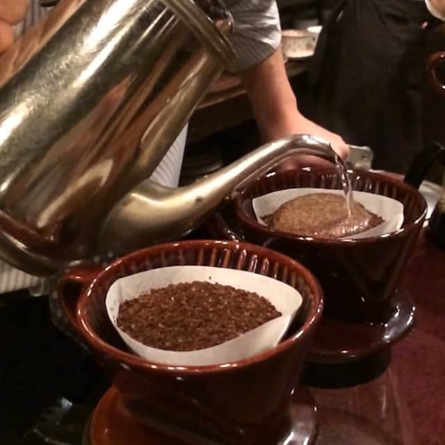 ケビン・シストロムのインスタグラム：「Was drinking coffee today wishing I was back in Tokyo at this place... Satei Hato in Shibuya.」