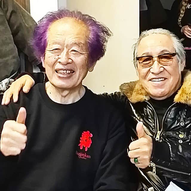のインスタグラム：「戸隠流宗家、武神館総帥 初見 良昭先生の新道場開きに行って来ました。 宗家の体の動きや術の切れ味の良さに驚かされました。  遠路で少し疲れましたが、逆に元気をいただいてきました。 さ~頑張って行くぞ~!!!!!」